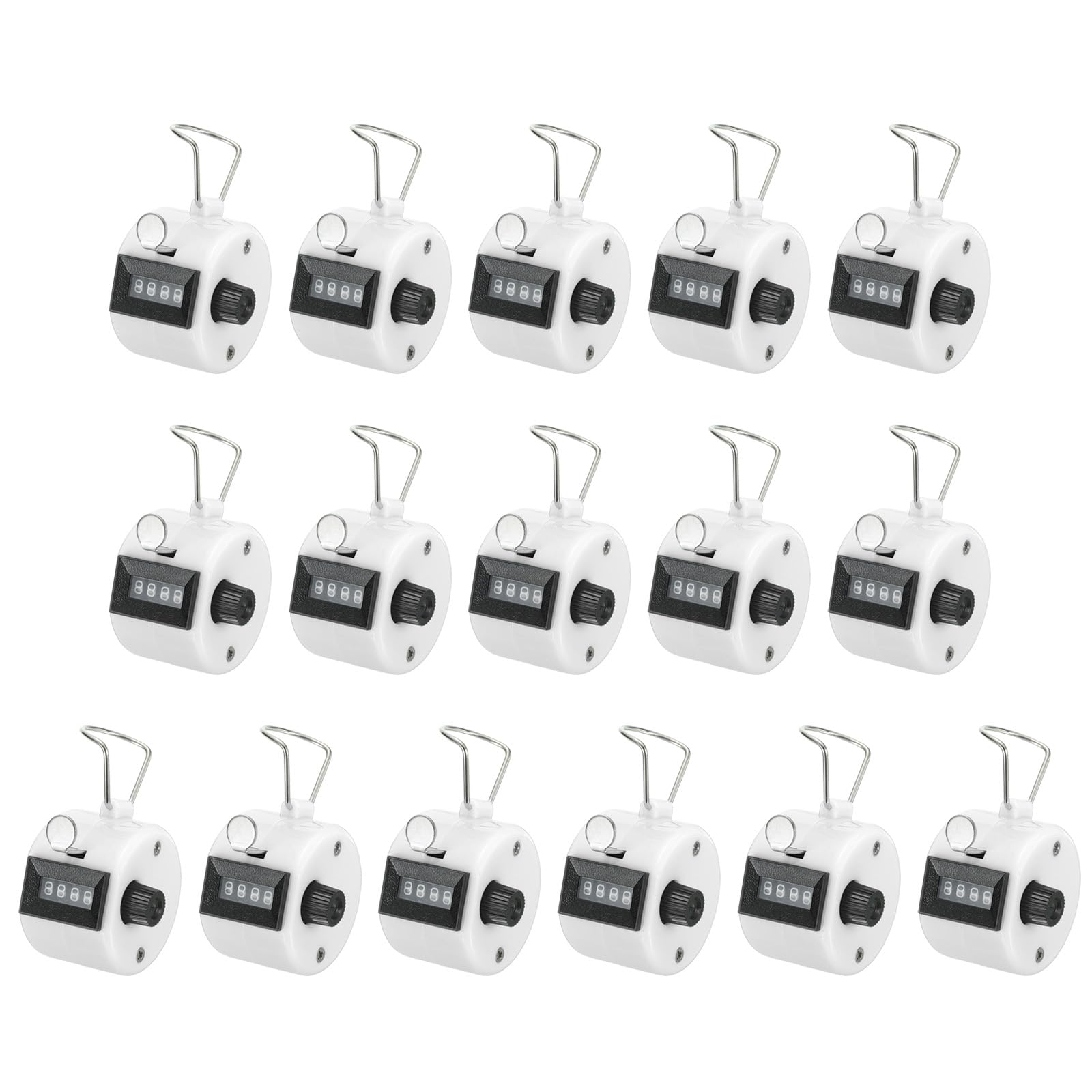 PATIKIL Clicker Contatore meccanico a forma di cifre, contatore manuale per allenamenti, maglieria, golf, giro, pesca