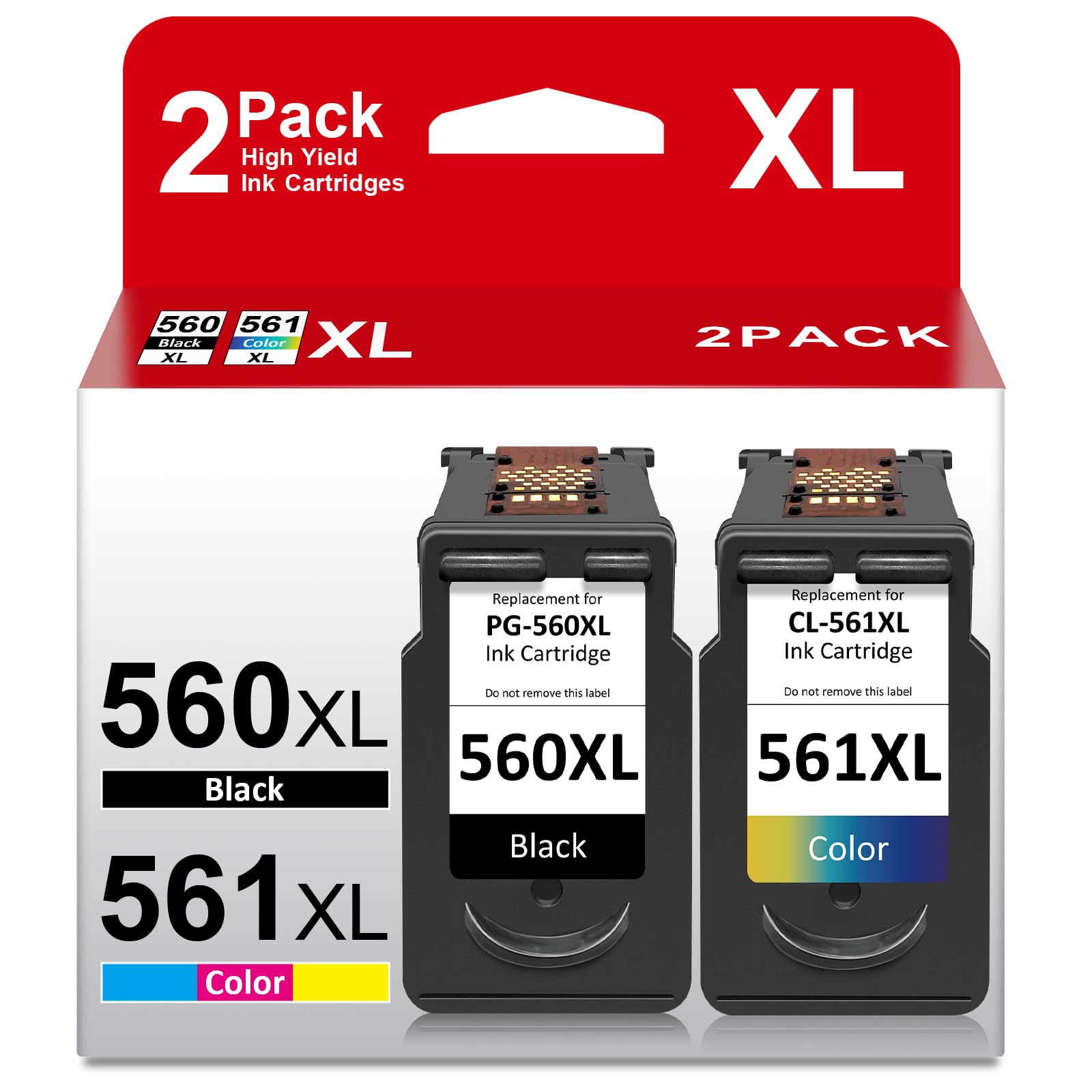 ATOPINK 560 561 Patronen, Druckerpatronen 560 561 XL Ersatz für Canon 560 561 Patronen Multipack, PG 560 XL Schwarz und CL 561 XL für Canon Pixma TS5350 TS7450 TS5352 TS7451 TS5353 TS5351 TS5355