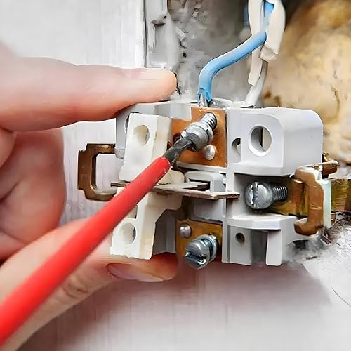 Miniatura 9 de Juego de destornilladores aislados para electricistas, mango ergonómico, puntas magnetizadas, duradero para trabajos eléctricos, destornillador de