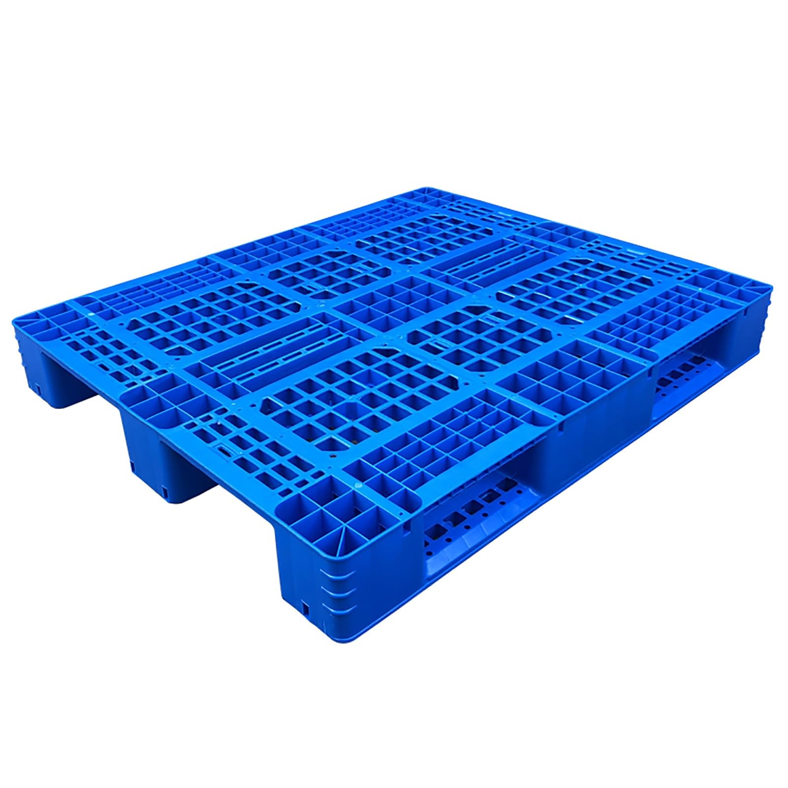Palettes emboîtables en plastique antidérapantes pour le stockage en entrepôt
