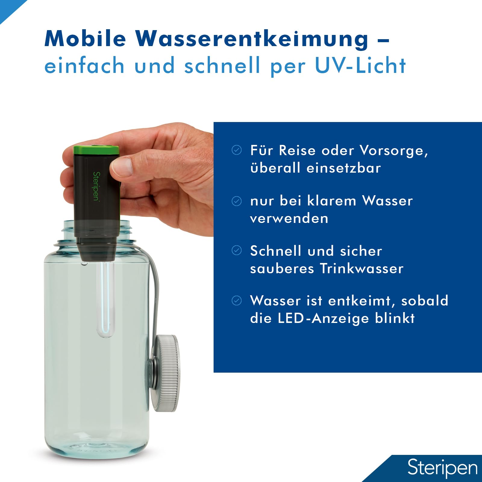 SteriPEN Adventurer Opti schwarz/grün