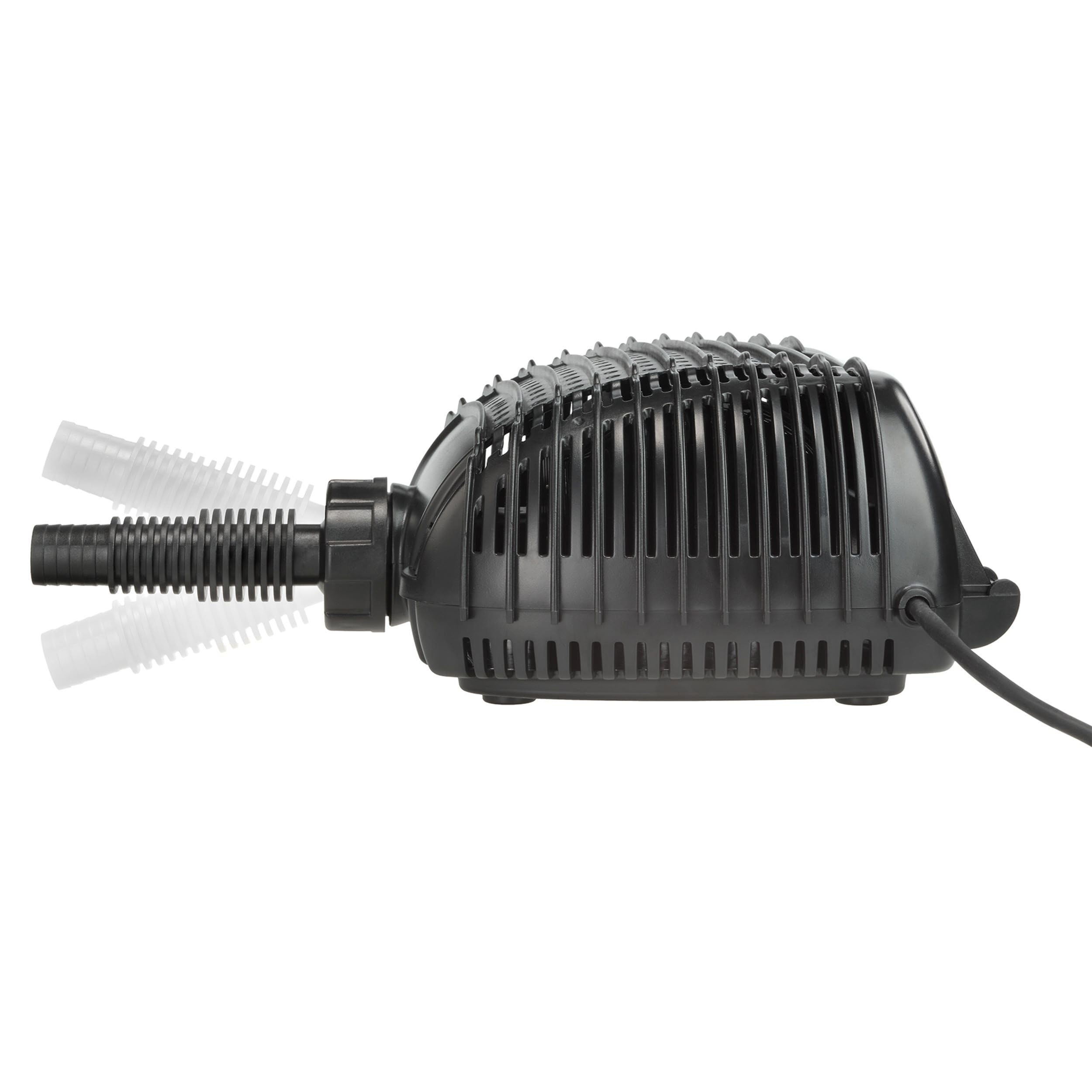 Esotec Solar Bachlaufpumpenset mit Akku 70/2800 LiFePO4, Solar Bachlaufpumpe 2800 l/h 12,8 VDC, Wasserfallpumpe Teichpumpe IP68 außen 101942