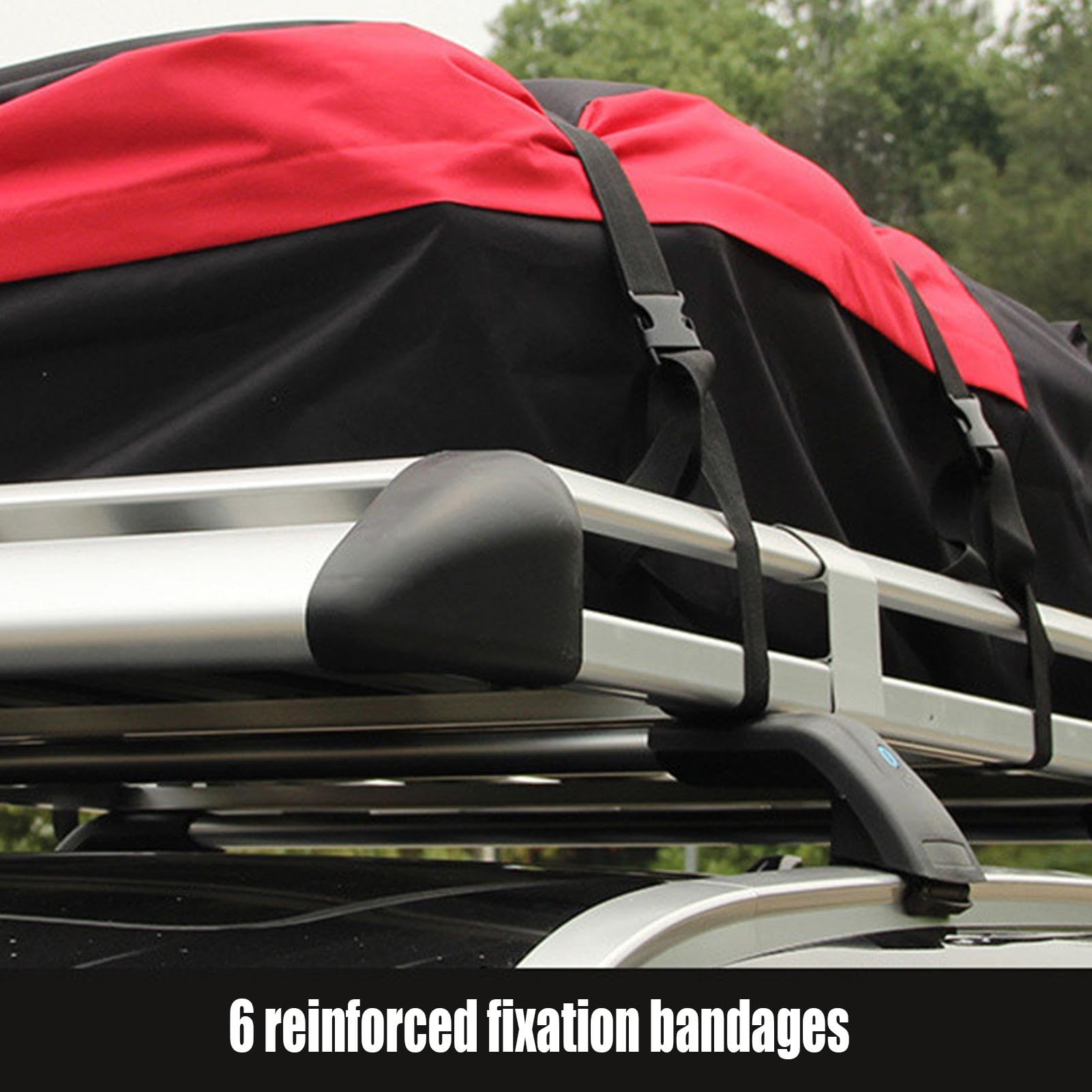 Wasserdichte Dachtasche, Outdoor-Reisebedarf, Dachgepäckbox, Auto-Topper-Gepäck, Reisezubehör Auto-Topper Gepäck mit Schnallenriemen für LKW, Outdoor-Reisezubehör