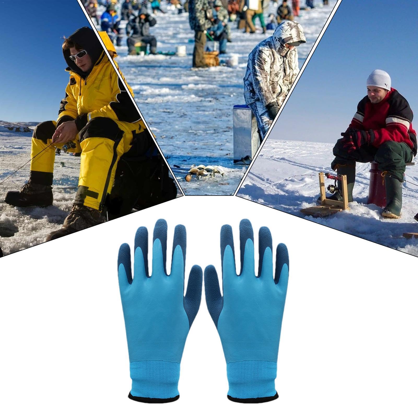 Warme Winter-Arbeitshandschuhe – Hohe Sichtbarkeit, Wasserdicht, Gefüttert, Isoliert – Größe M (Radians RWG800)!