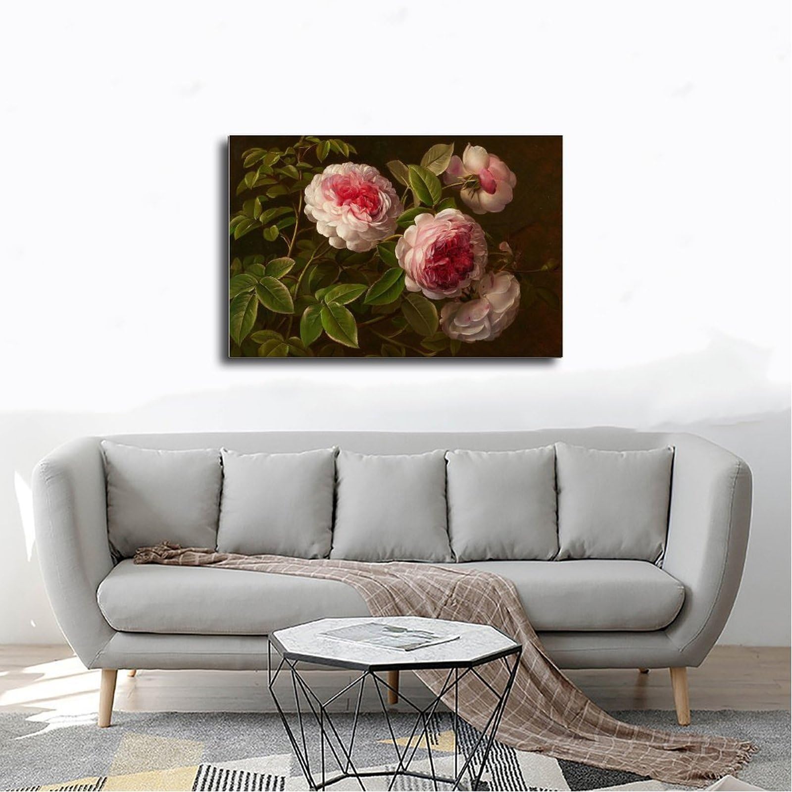 Rosafarbene - Poster su tela, decorazione per ufficio, idea regalo