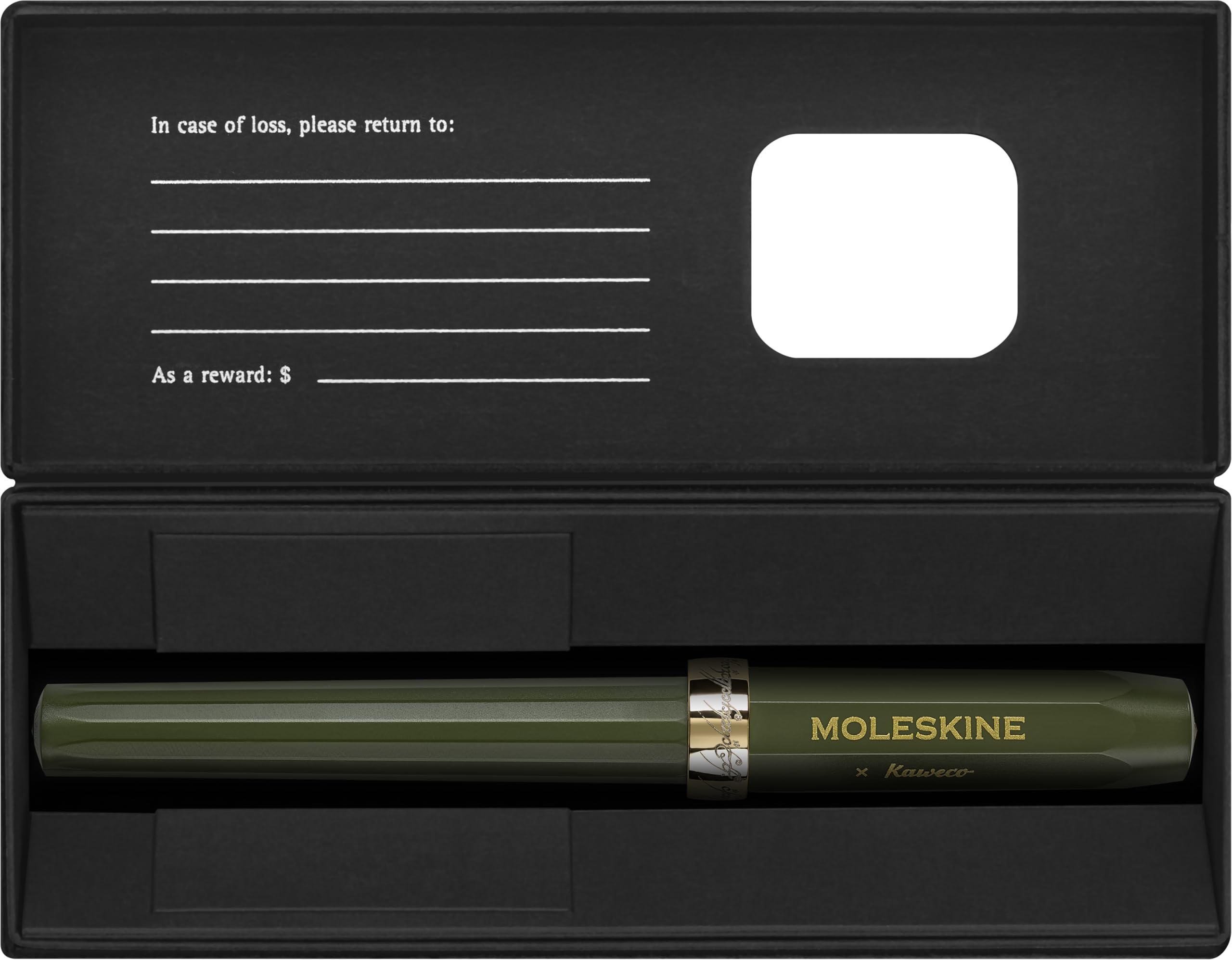 Moleskine x Kaweco Penna, Il Signore degli Anelli, Penna a Sfera in Plastica ABS per Prendere Appunti, Ricaricabile con 1,0 mm di Inchiostro Blu Incluso