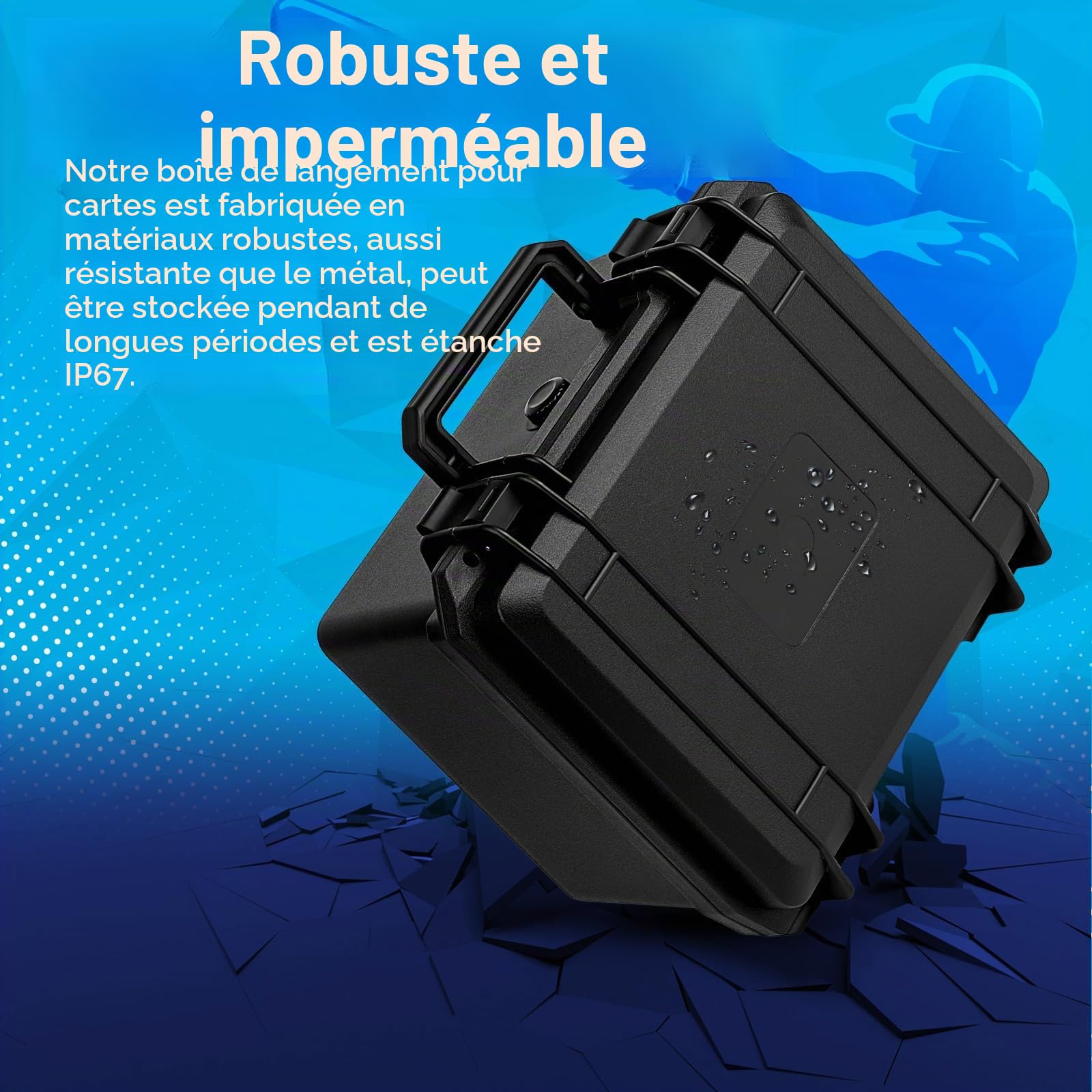Boîte de Rangement pour Cartes Graduées, Top Loader Box Compatible avec les étuis PSA, Boîte de Stockage pour Cartes Classées pour Cartes Sportives, Top Loaders, One Touch ou Cartes Classées