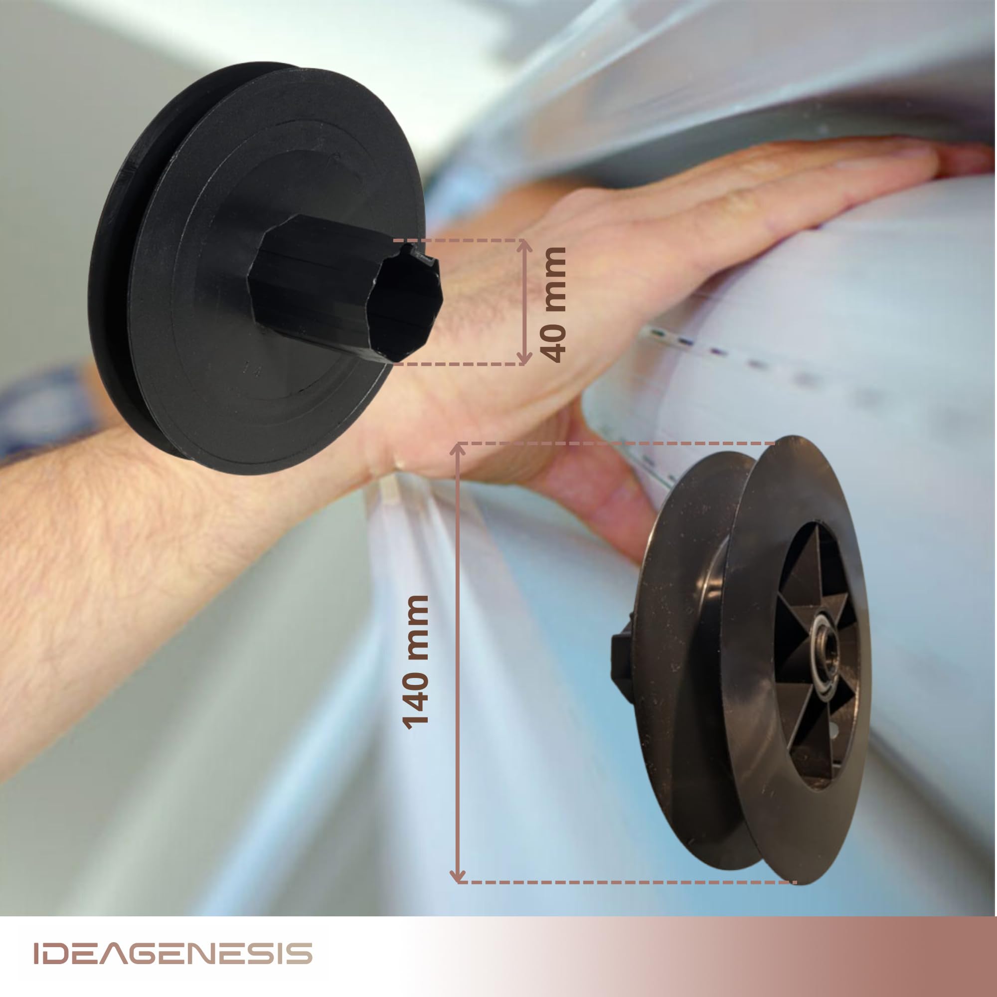 IdeaGenesis - Blind Disc for 20mm Tapes, Tape 20 Mm With Bearing, 14W x 14H cm - Image 2