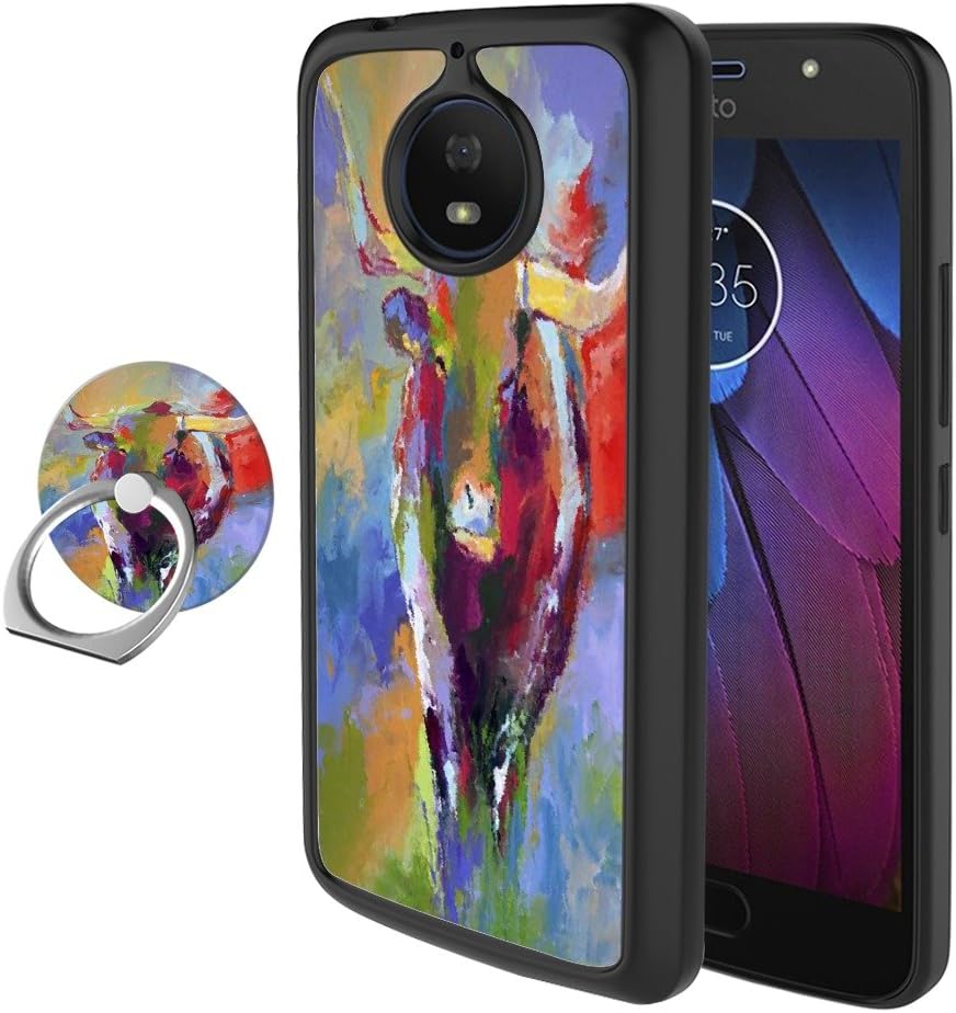 Animals long horns MOTO G5 Case With Ring Stand, MOTO G5