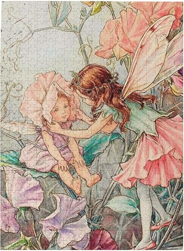 Rompecabezas de 500 piezas para adultos, diseño de hadas, diseño vintage de hadas, diseño de hadas, para adultos, 500 piezas en adelante, regalo