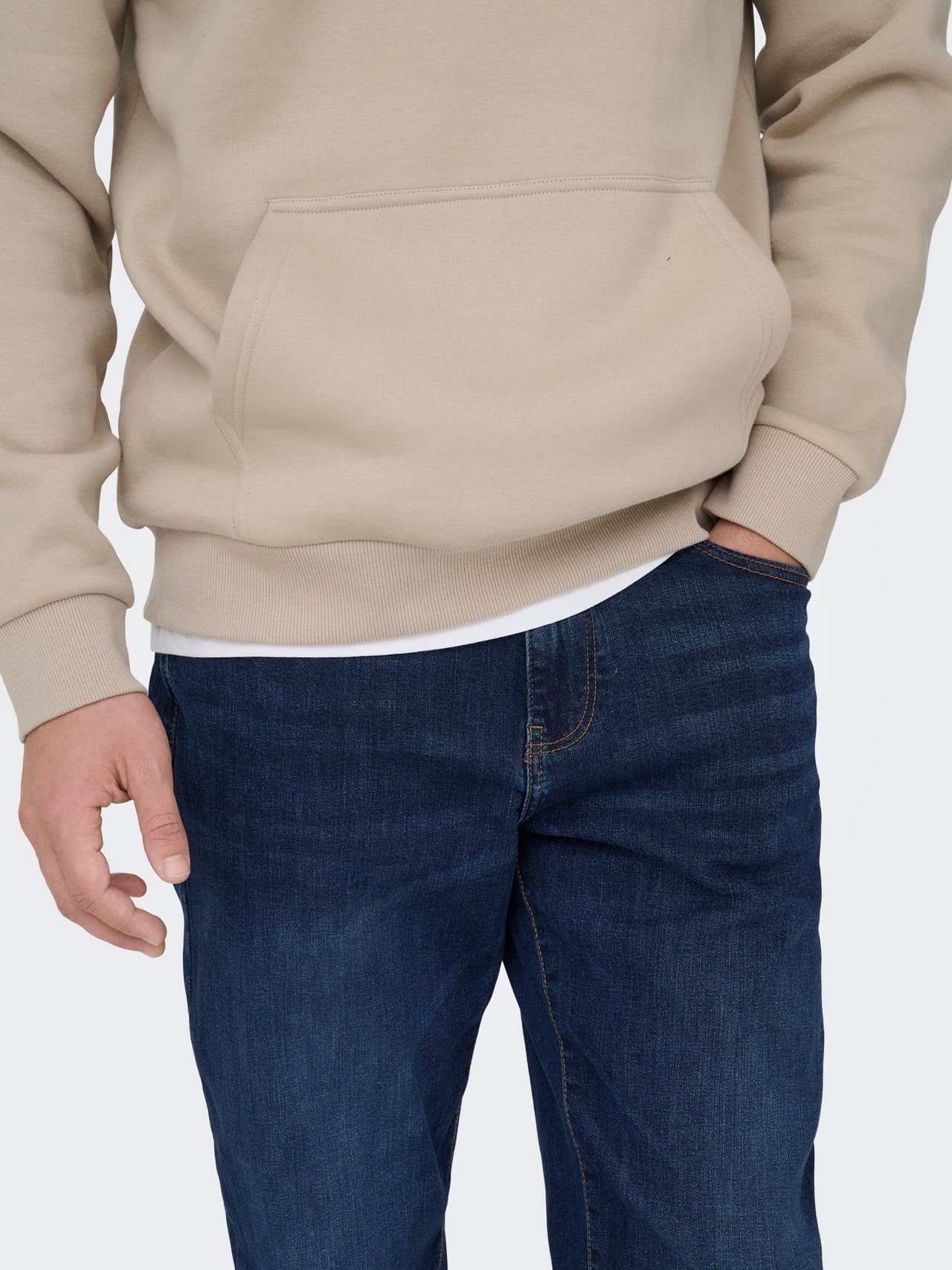 Only & Sons Coupe Regular ONSWEFT Taille Moyenne Regular Fit Jeans
