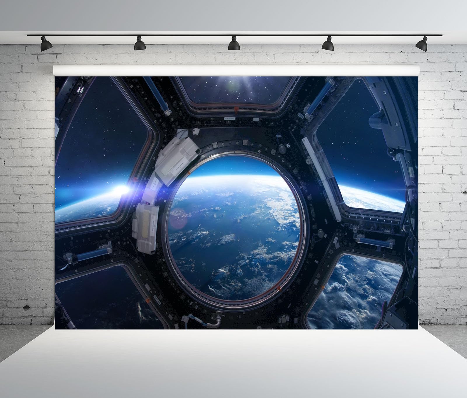 12x10FT (3.6x3m) Terra Da Stazione Spaziale Sfondo Fotografico