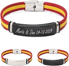 Personalized Stainless Steel Bracelet - Engraved Gift for Men Women Couples Friends - Professional Finish