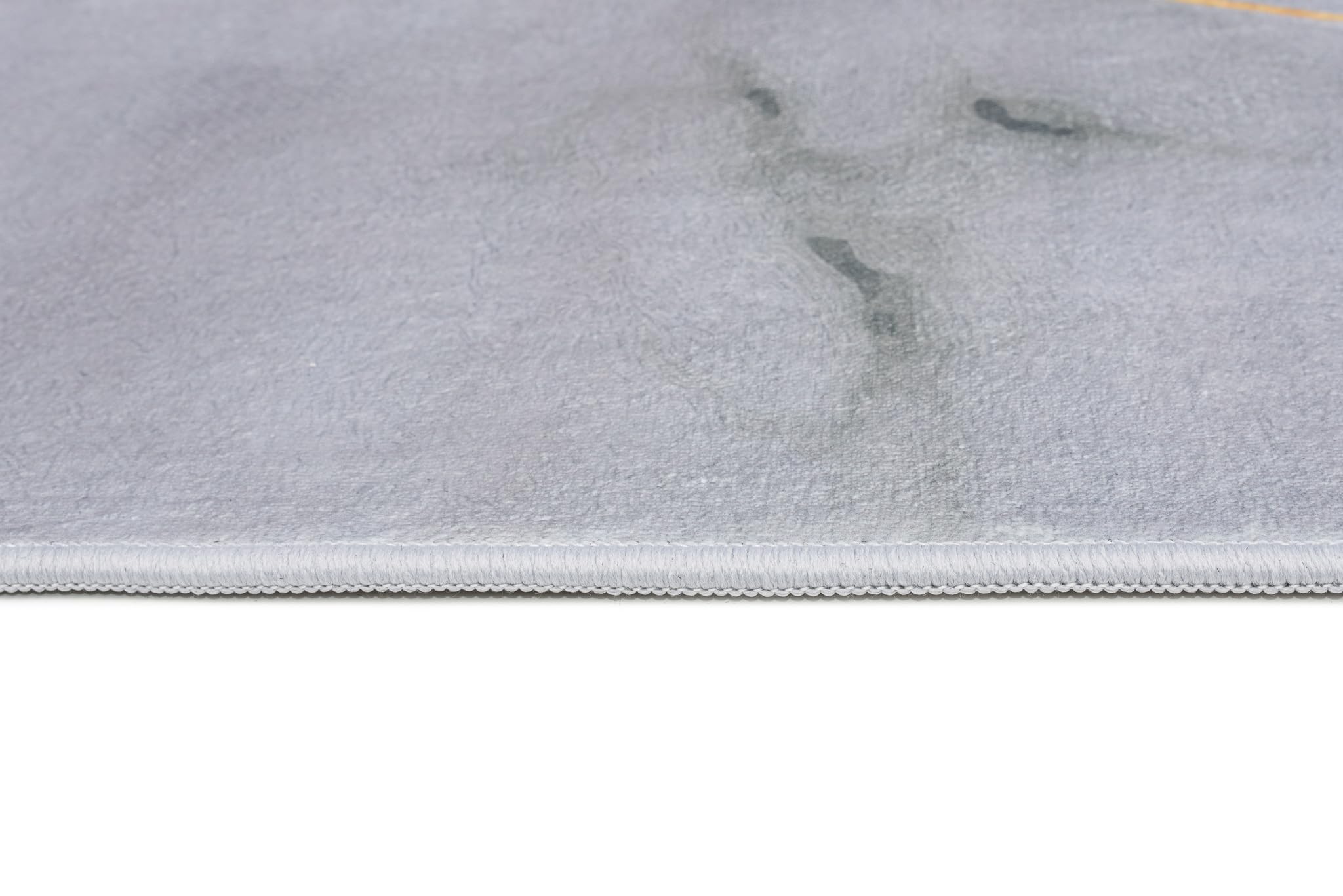 TAPISO Flannel Tappeto Soggiorno Stampato a Macchina Antiscivolo Lavabile Pelo Corto Design Moderno Astratto Geometrico Sfumature Blu Rosa Sala Camera Salotto Oeko-Tex 140 x 200 cm
