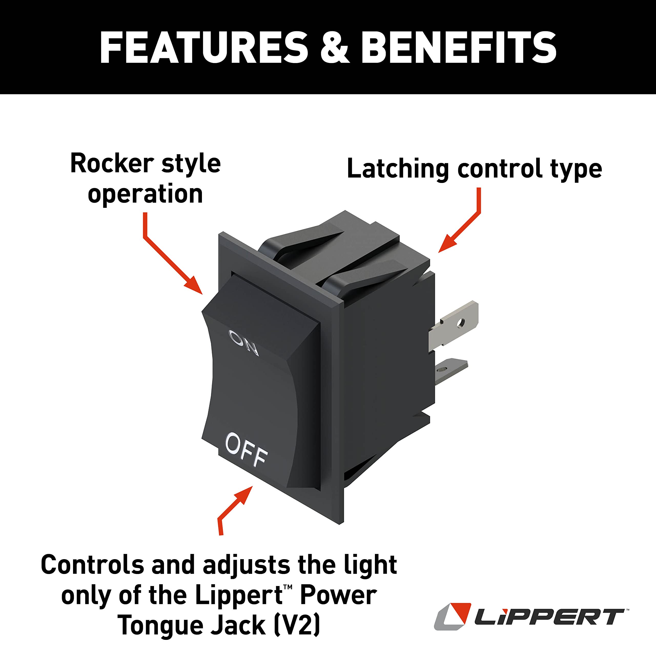 Amazon.com: Lippert Components 226018 On/Off Switch Assembly - LCI