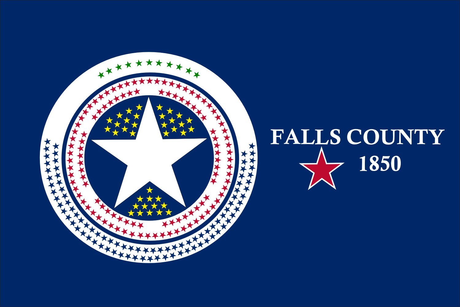Drapeau Falls County Sesquicentennial 1985 grand pavillon