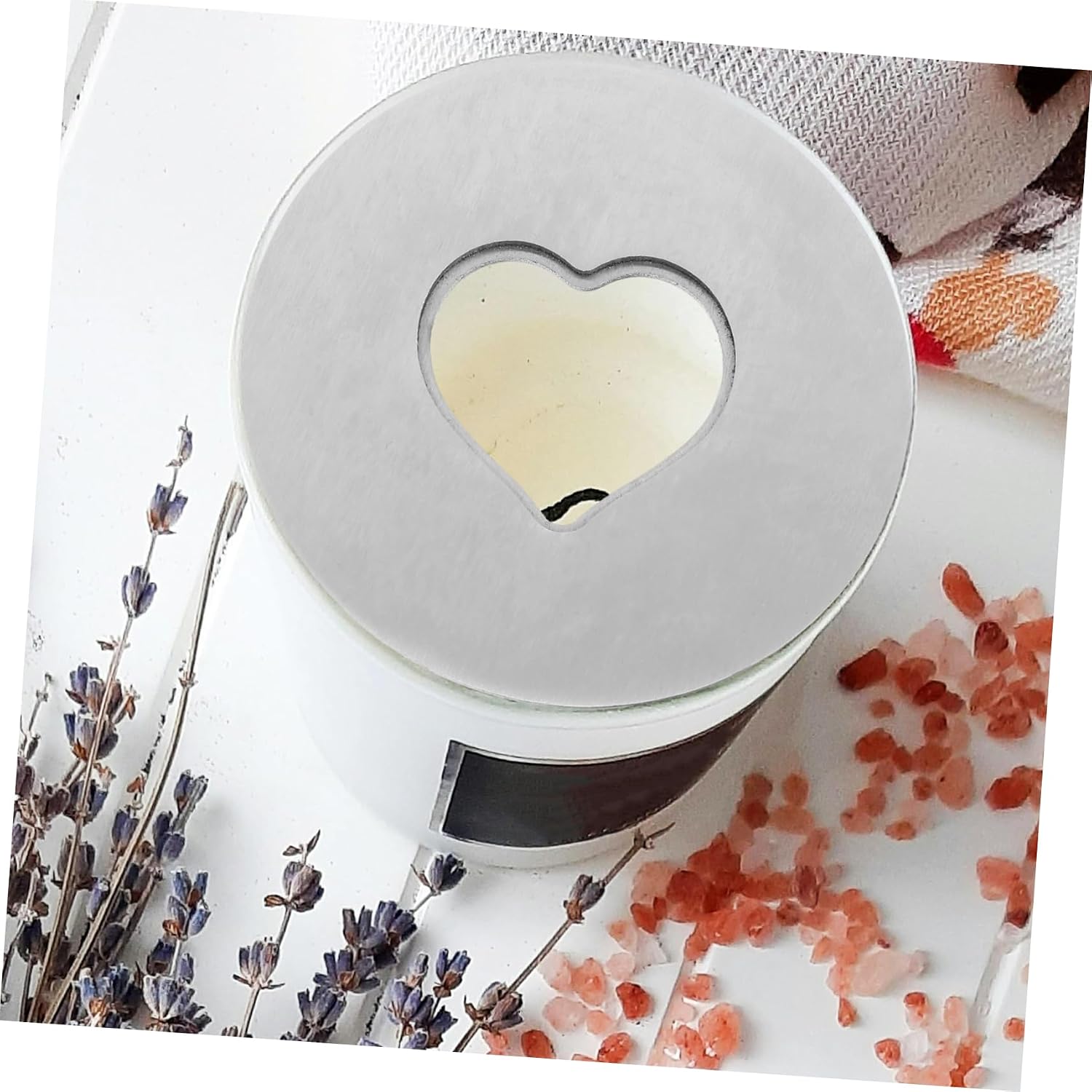 MAGICLULU Candle Jar Topper Lid Cover Stainless Steel Candle Shade Snuffing Mechanism Keeps Wax Contained