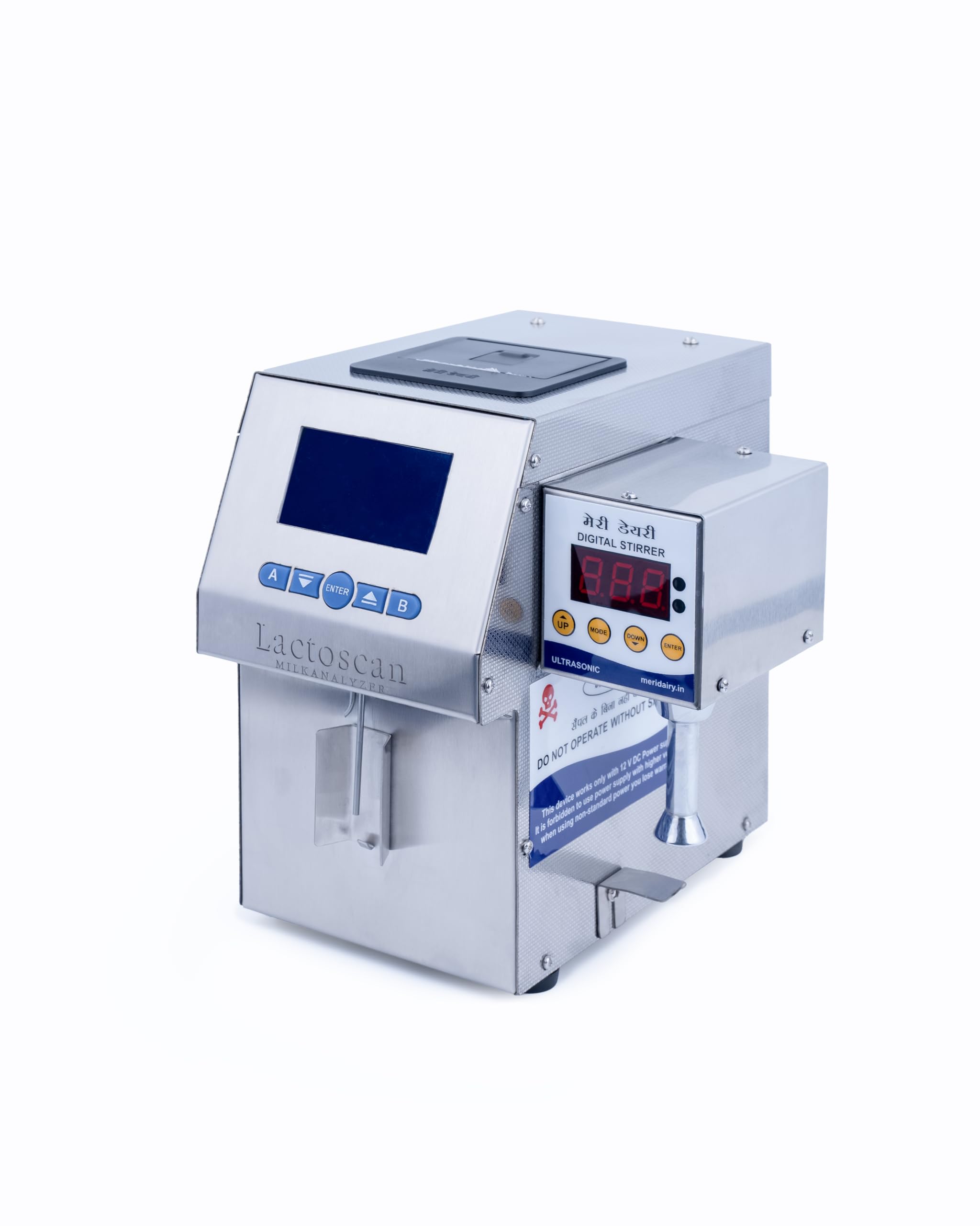 MERI DAIRY Lactoscan All-in-One Milk Analyzer with Vibrator, Inbuilt Printer & Battery – Digital Ultrasonic Milk Testing Machine-picture-10