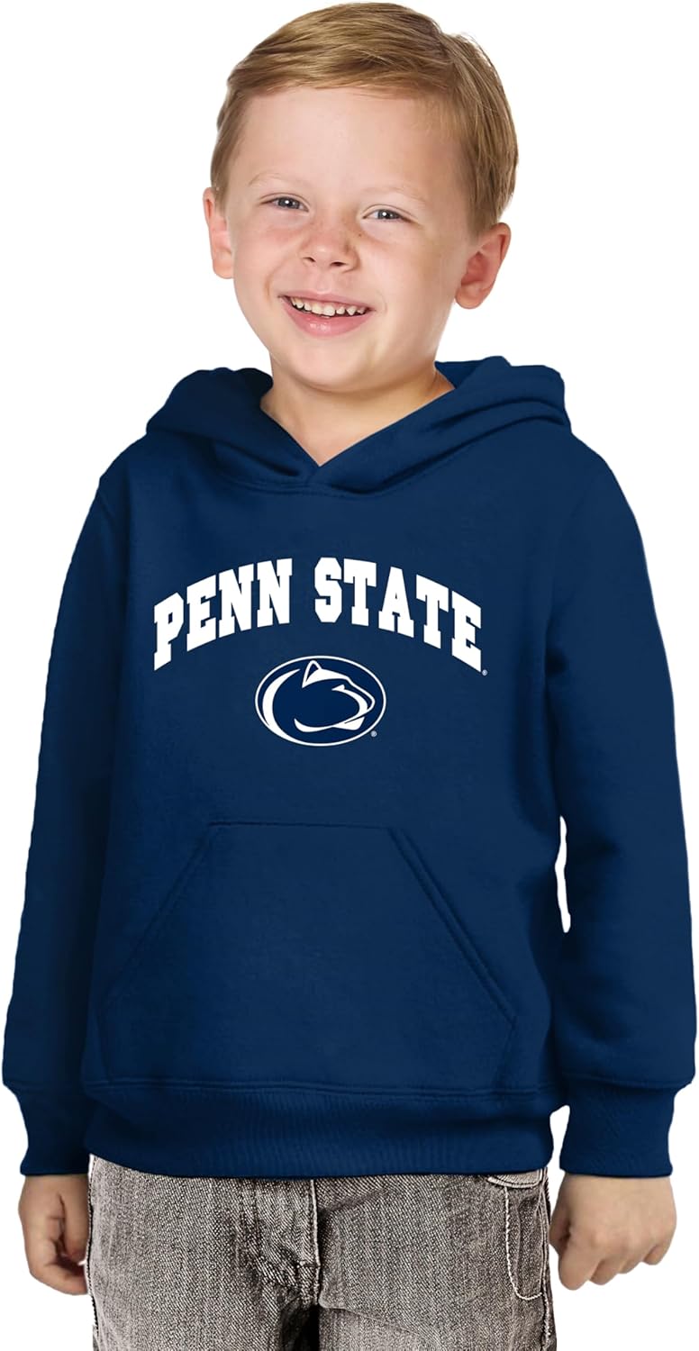 Little King NCAA Toddler Boys Arch Logo Hoodie Sweatshirt-Dual Blend-Sizes 2T 3T 4T 5T(YXS)