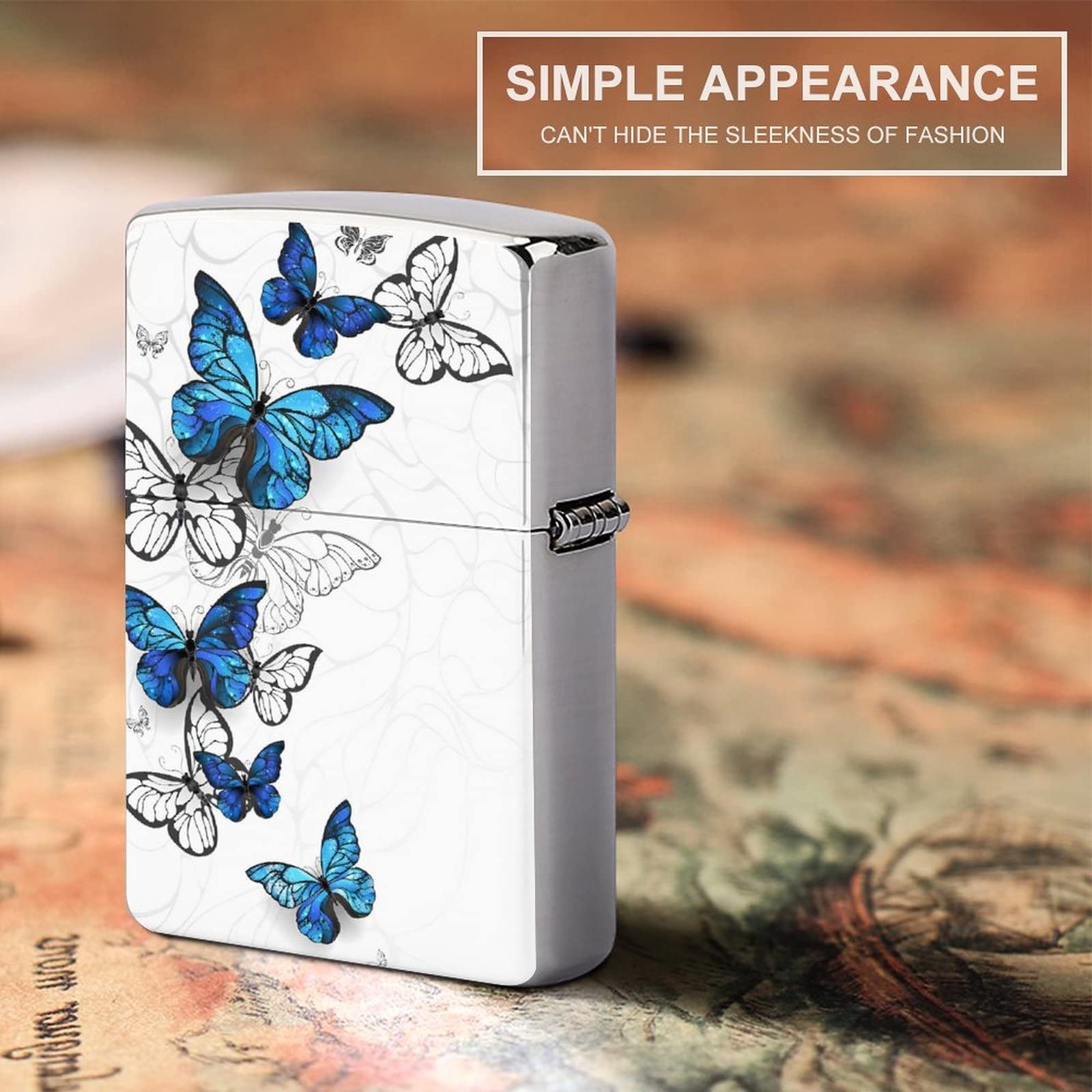 Amazon.co.jp: Zippo Lighter Case, Zippo Lighter Cover, Blue