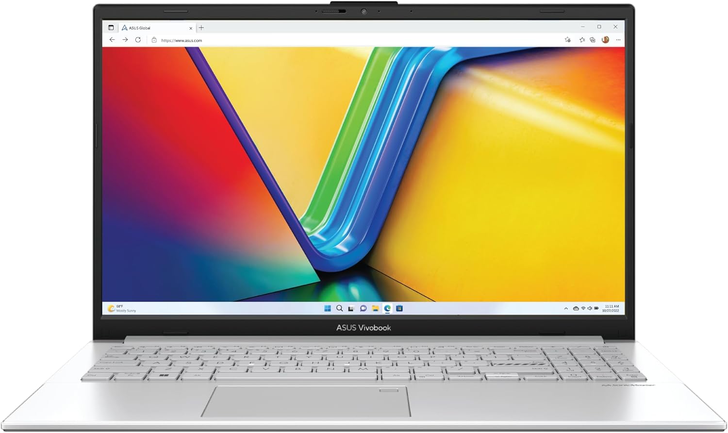 ASUS Vivobook 15.6" FHD 1920x1080 IPS Laptop 4-Core AMD Ryzen 5 7520U 16GB LPDDR5 512GB SSD AMD Radeon Graphics Wi-Fi 5 720p HD Camera Win10 Home w/ONT 32GB USB