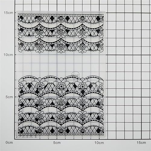 Vista 79 de DzIxY Geometría Fondo Plástico Carpetas de grabación en relieve para tarjetas Suministros DIY Papel 3D Scrapbook Plantillas Álbum Artesanía