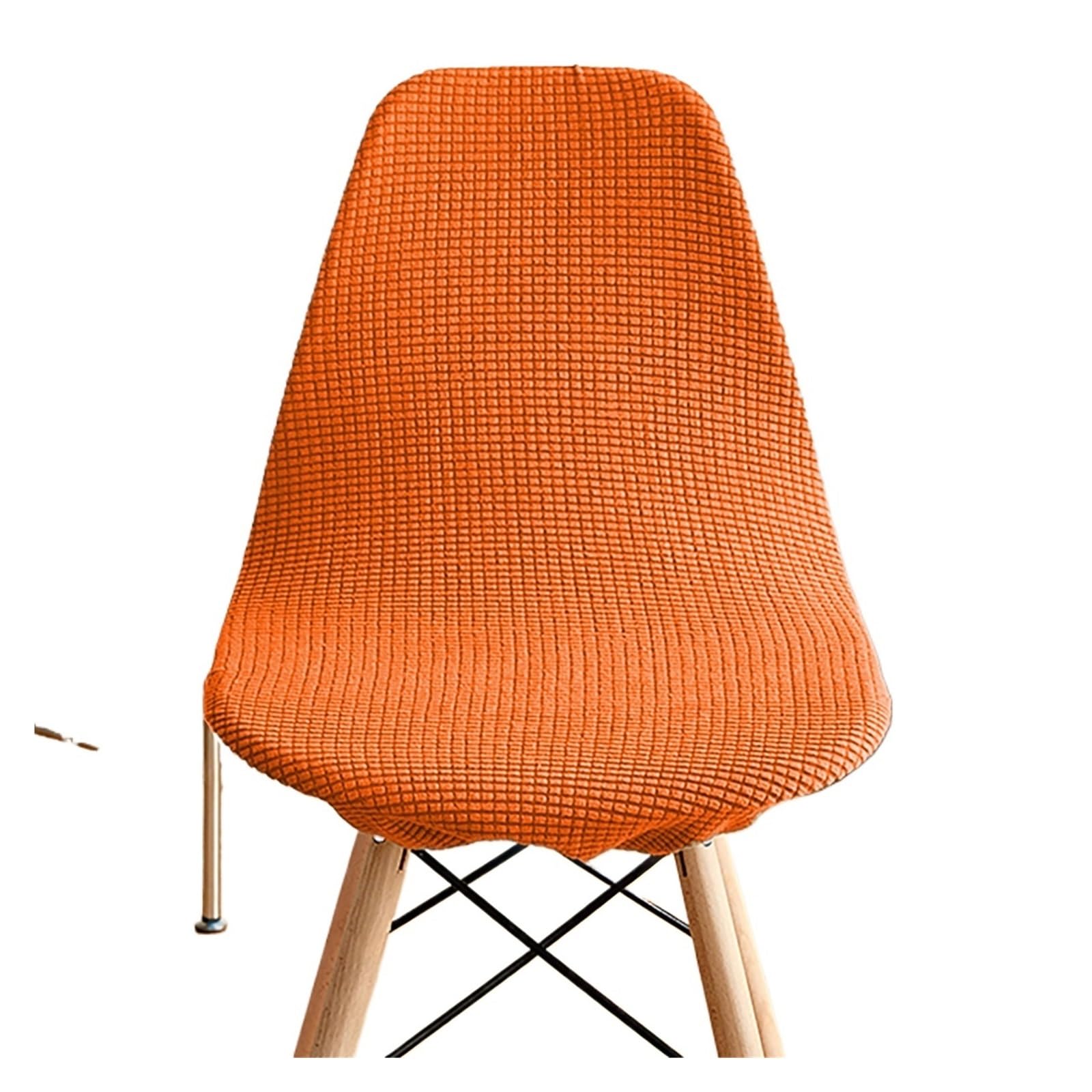 SHBHWS Jacquard Waterproof Shell Chair Cover Short Back Covers Adjustable Dining Room Seat For Bar Party for Hotel, Banquet(Color10)