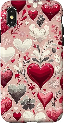 Miniatura 7 de Funda romántica para iPhone 11 Pro Max con corazones encantadores para el día de San Valentín