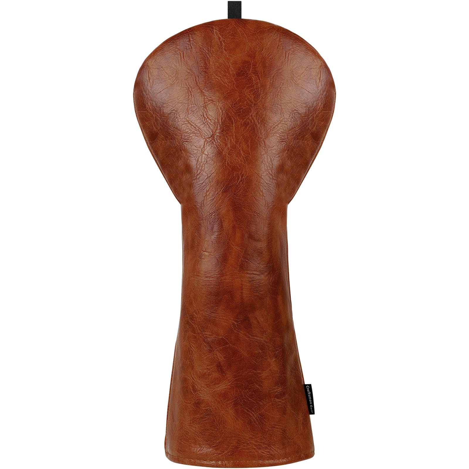 Craftsman GolfPremium Leather Brown Blade Mallet Putter Cover Driver Fairway Wood Headcover Cover Magnetic Closure