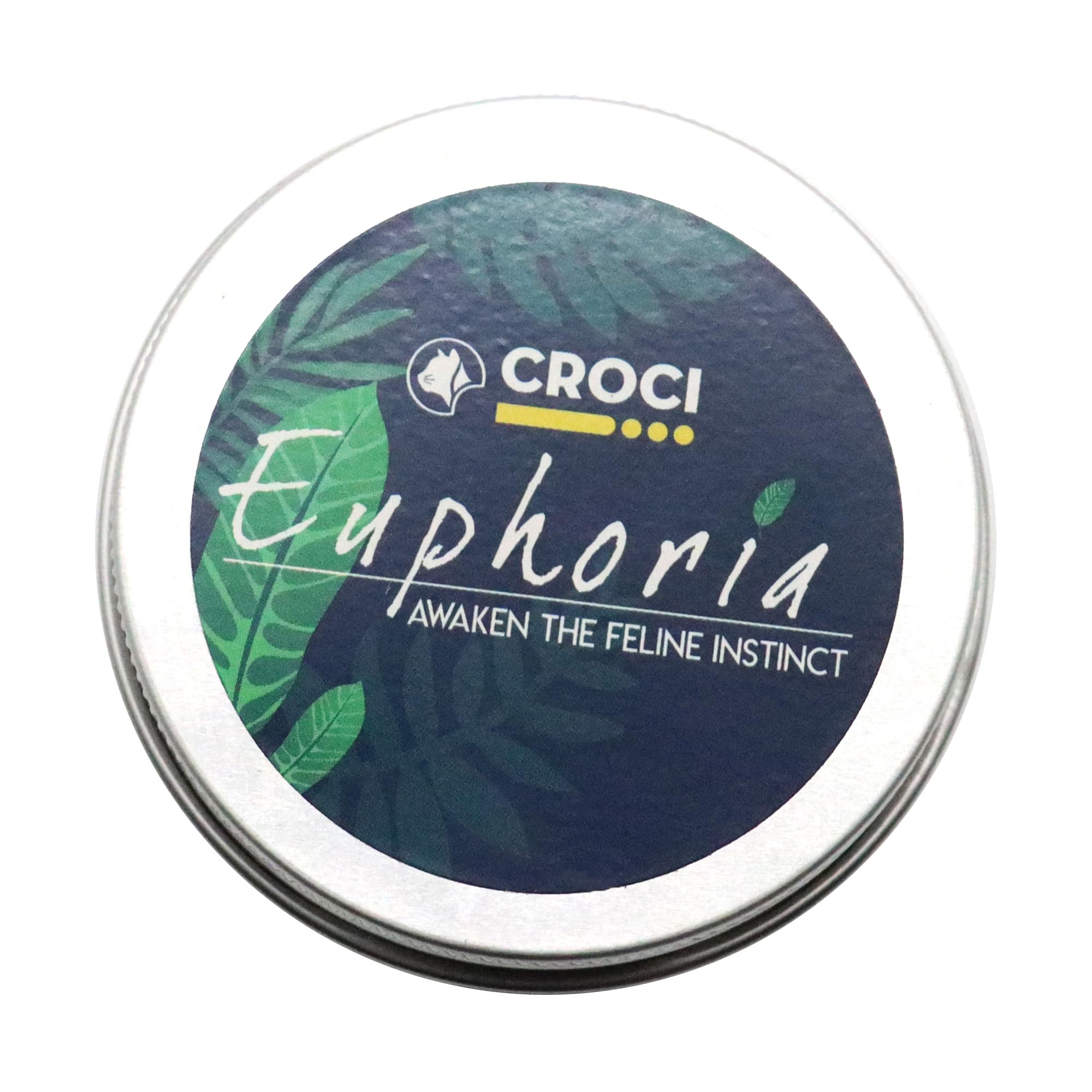 Croci Euphoria - Tarro de Hierba gatera Seca Natural picada, Atractivo para Gatos, 25 g