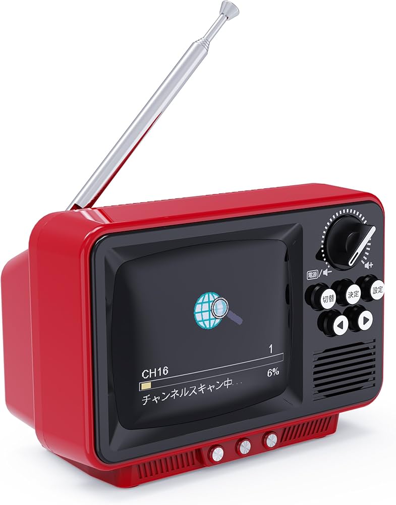レトロ テレビ型モニター 本体 Amazon | WINTECH(ウィンテック)【レトロデザインワンセグテレビ
