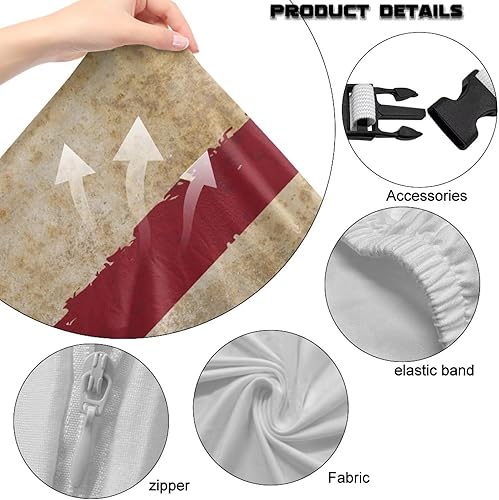Miniatura 3 de American Flag Retro Gamer Chair Cover Stretchable Machine Washable Fabric Computer Chair Seat Slipcovers Fits Most OfficePC Chairs & Racing Style
