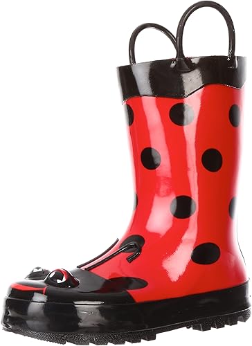 lady bug rain boots