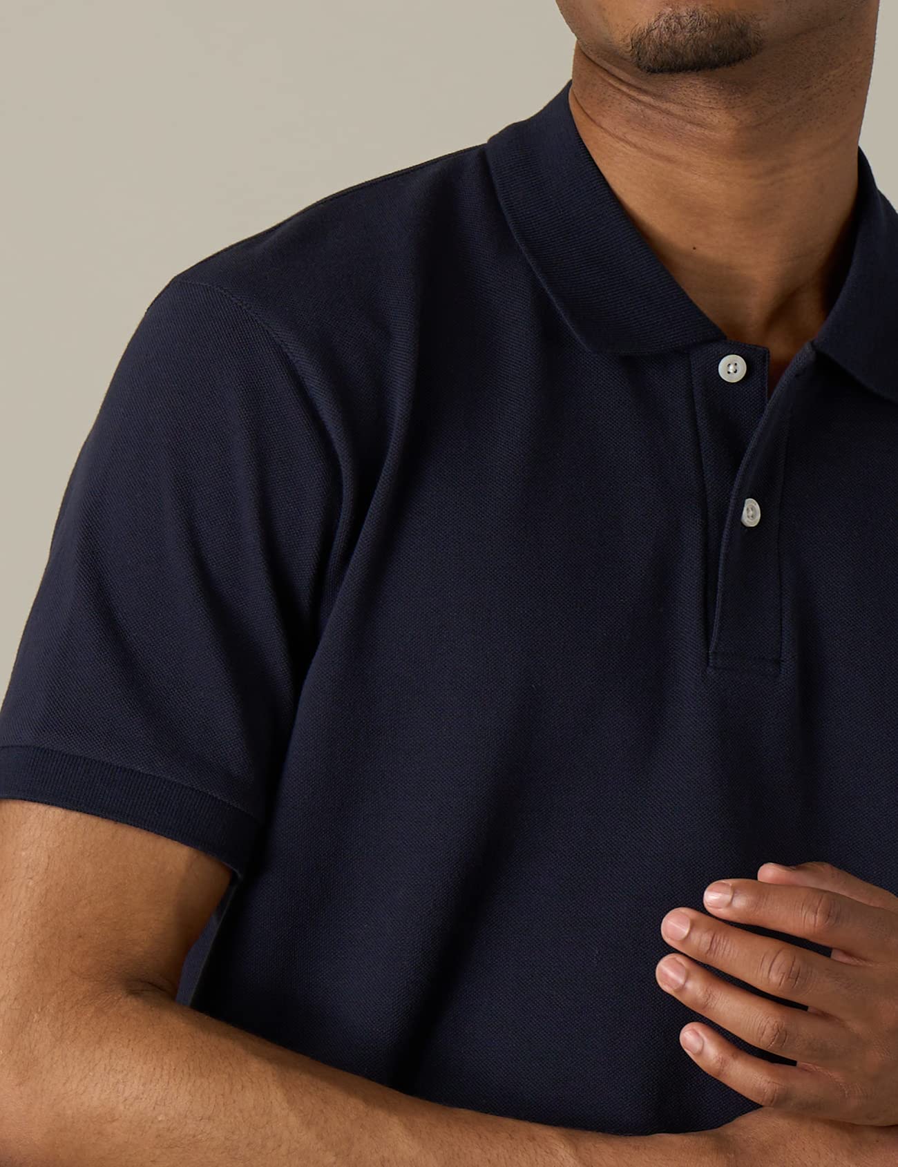 LAPASA Polo da Uomo 100% Cotone piqué Manica Corta vestibilità Classica Primavera/Estate