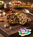 HealthyCrave Cuisine Immunity Booster Bliss Dry Fruit Laddu | No Refined Sugar | High Protein & Fibre Energy Bites with Amla, Nuts & Seeds | Gluten-Free Snack | 100 g gallery image