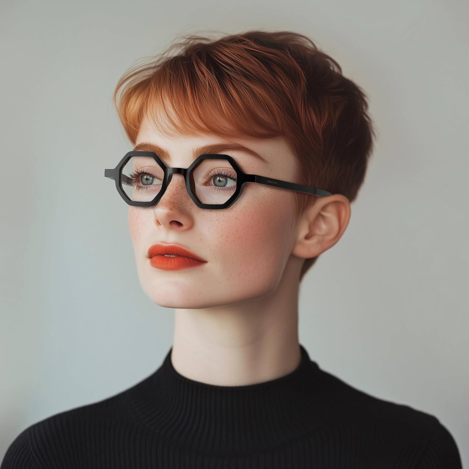LONDON MOLE® Malibu reading glasses | Hexagonal/octagonal shape | Unisex | Spring hinges - Image 2