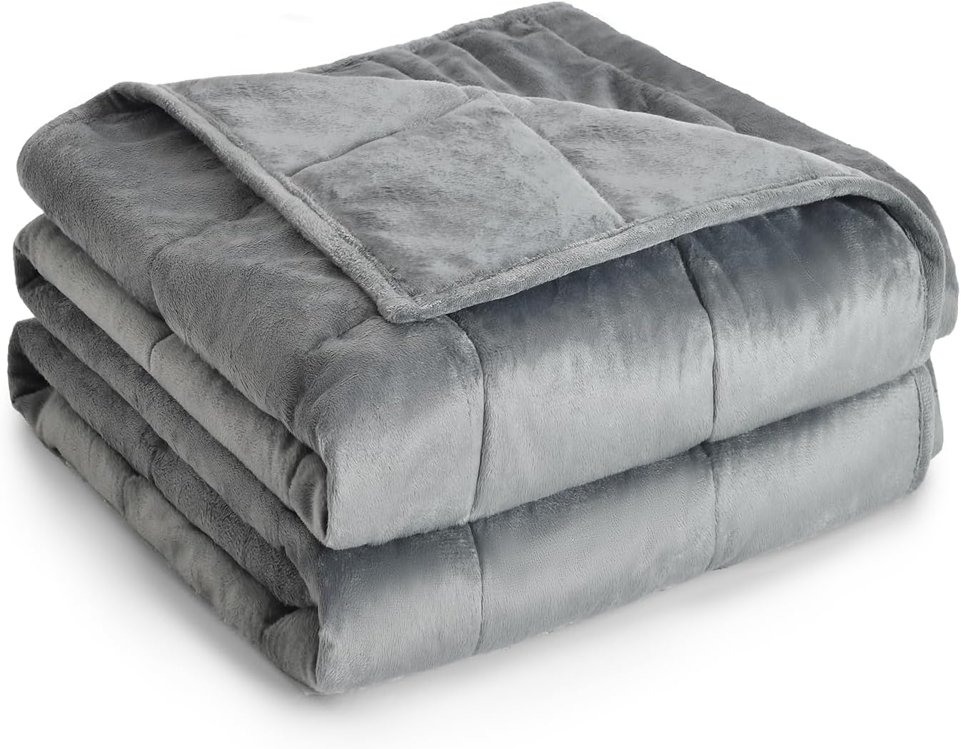 Lofus Weighted Blanket 15 Lbs Queen Size 60x80 - All-Season Heavy Blanket With Glass Beads For Better Sleep, Breathable Microfiber