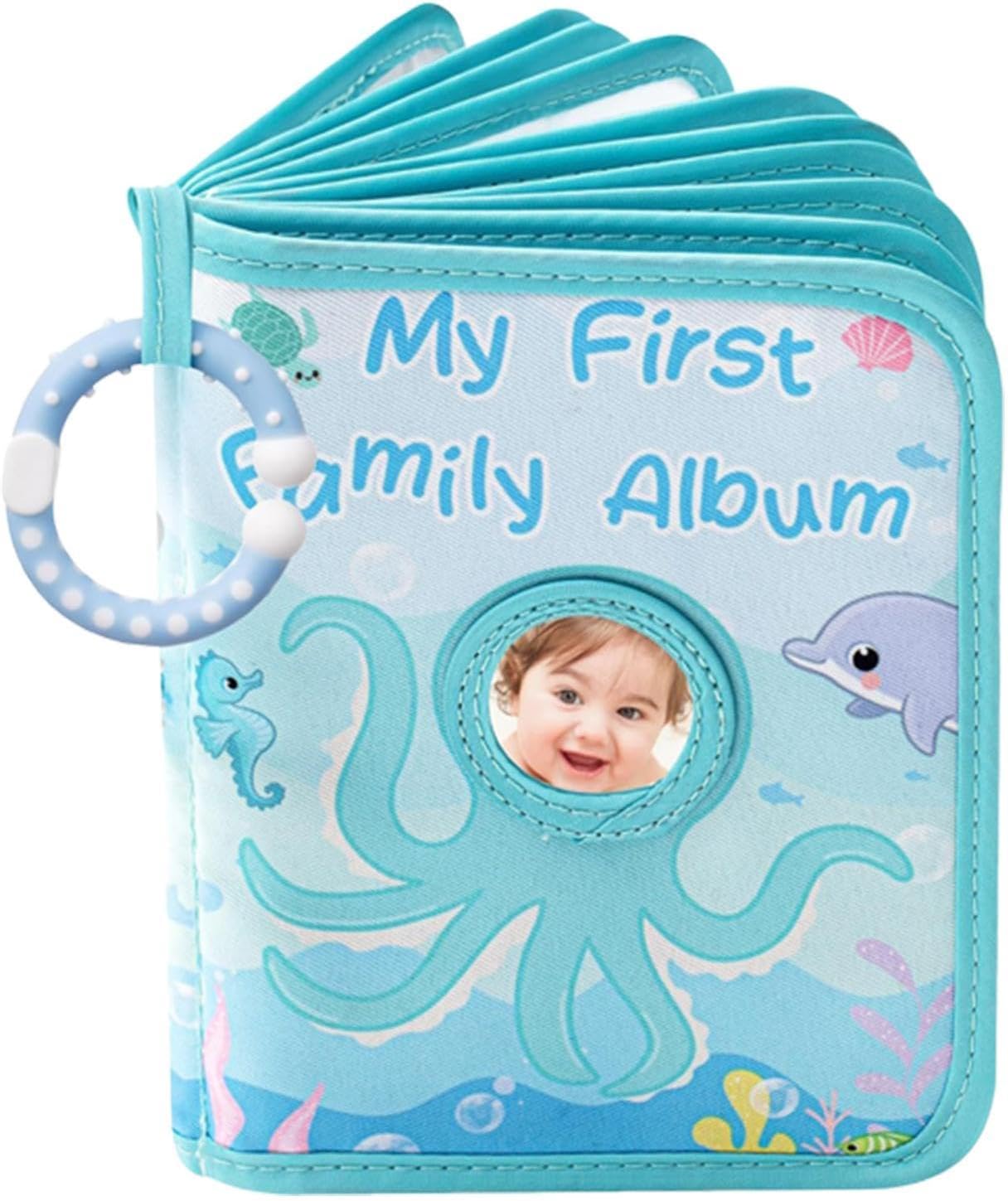 First Photo Album,Family Milestone Memory Book,Children's Soft Photo Book - for Parents Multigenerational Households Pre-Birth Preparation