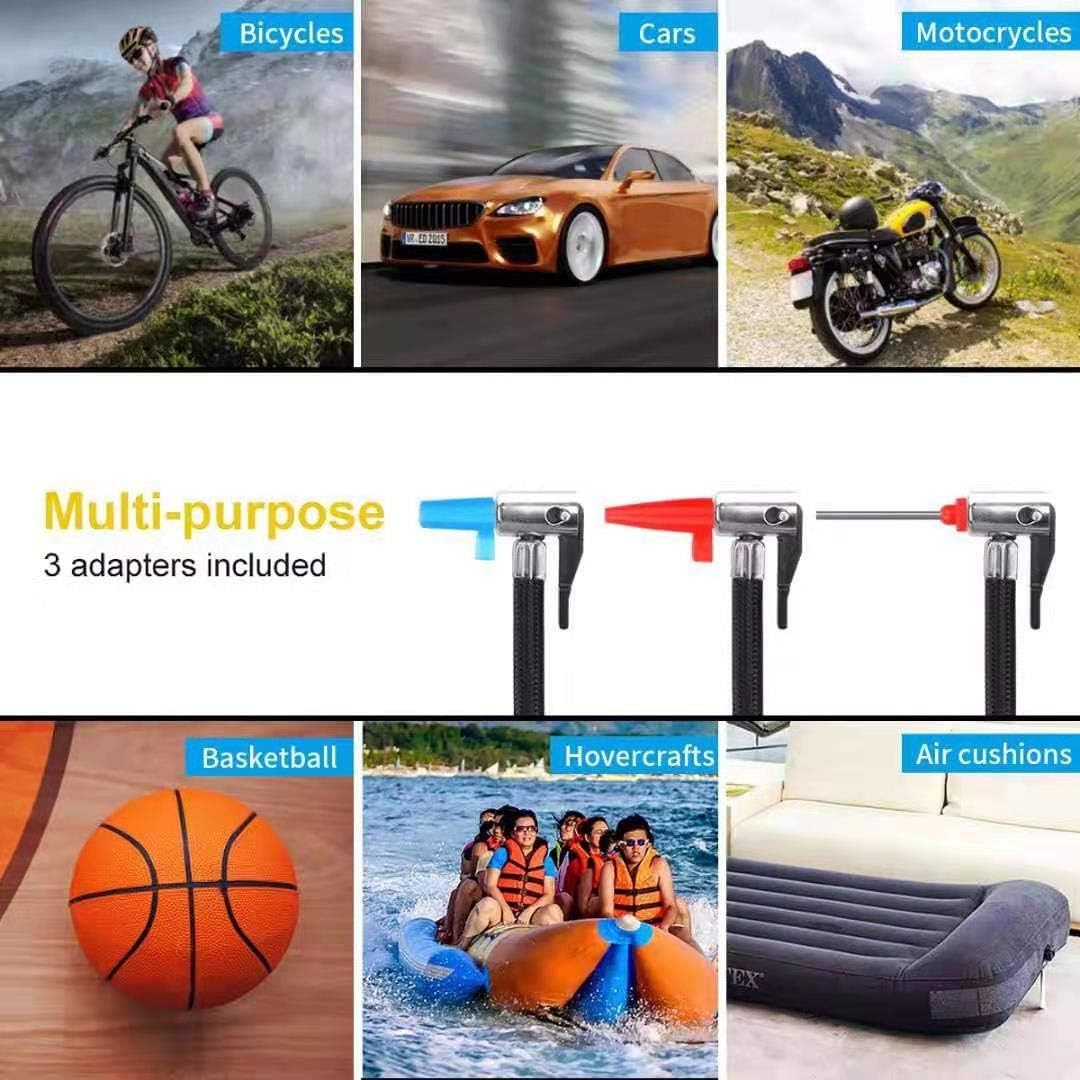 XinYu Portable Car Air Compressor Pump with Led Light, Digital Display Up to 150PSI Auto Shut-Off,Upgraded to A 22-Cylinder All-Copper Coil Motor,DC 12V Tire Inflator for Car, Bicycle, Ball and More.