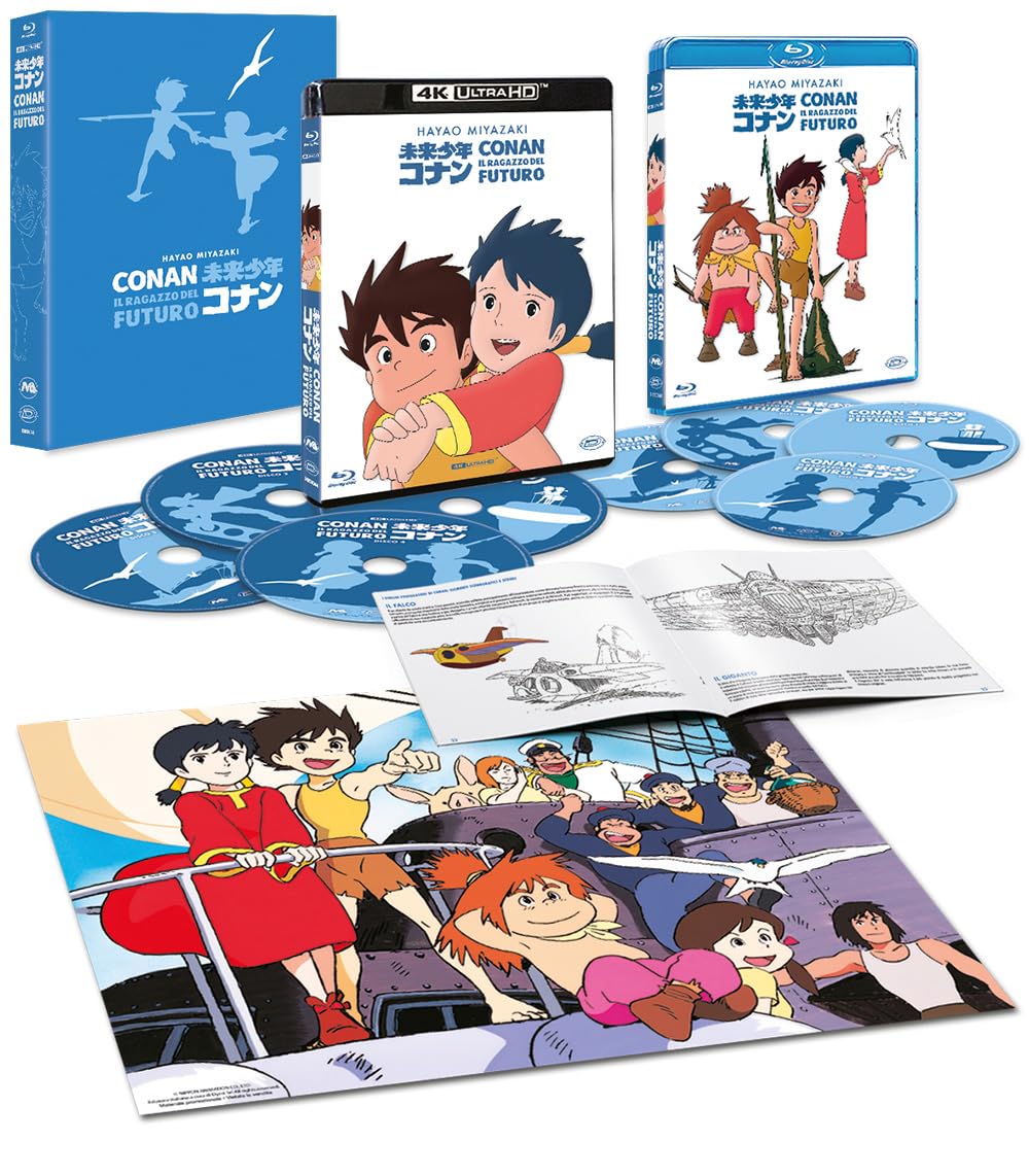 Conan, Il Ragazzo Del Futuro (45 Anniversary 4K Edition) (Eps.01-26) (4 4K Ultra Hd+ 4 Blu-Ray)