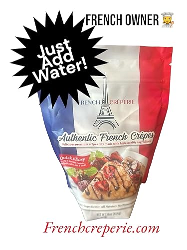 Miniatura 6 de Gourmet Crêpe Mix By French Crêperie - Authentic Recipe by French Owner, Natacha - Quick & Easy - Perfect for Breakfast, Lunch, or Snack