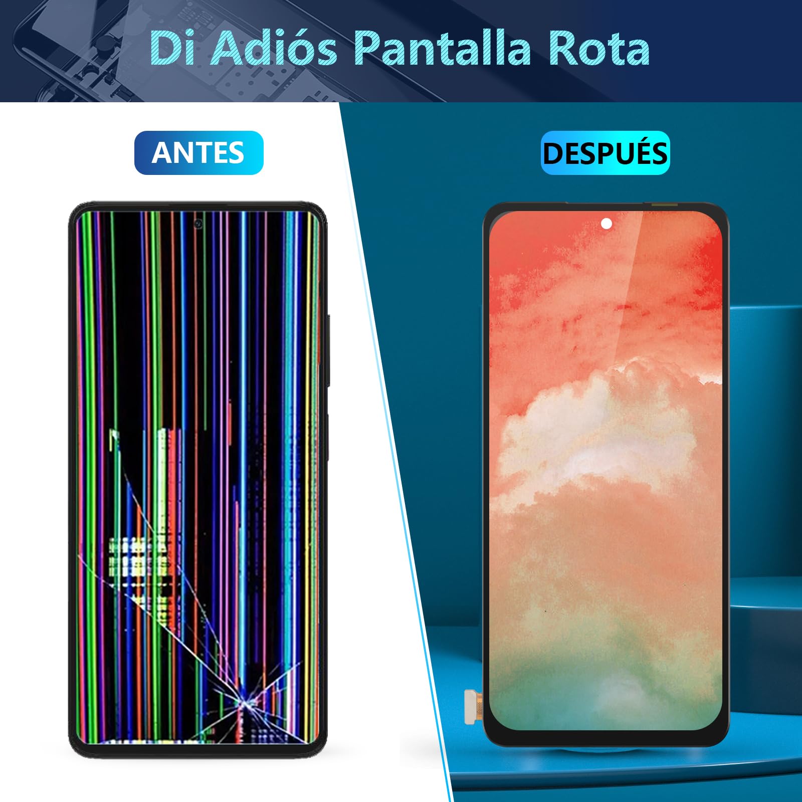 RongZy Pantalla para Realme 12+ 5G Táctil LCD de Repuesto Ensamblaje Digitalizador Reemplazo para Realme 12+ 5G con Herramientas de Reparación(Negro)