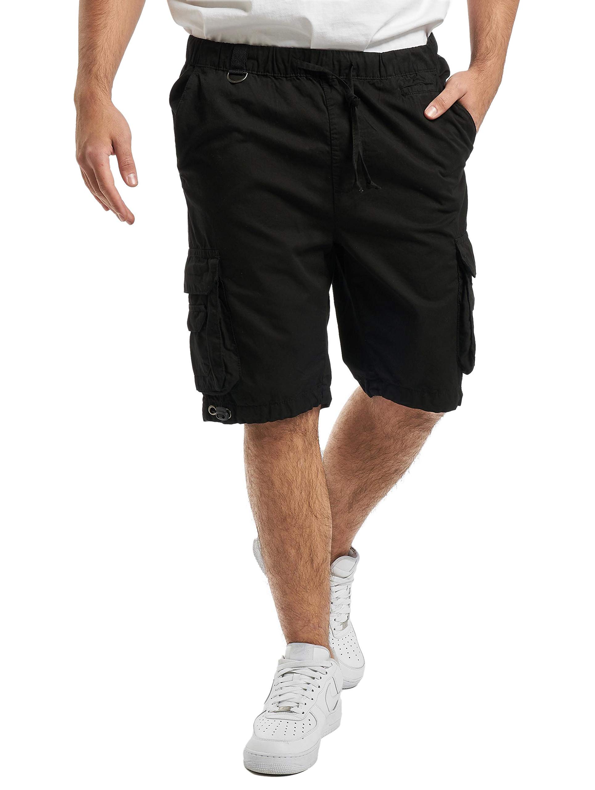 Urban Classics Noir Short Double Pocket Cargo Medium