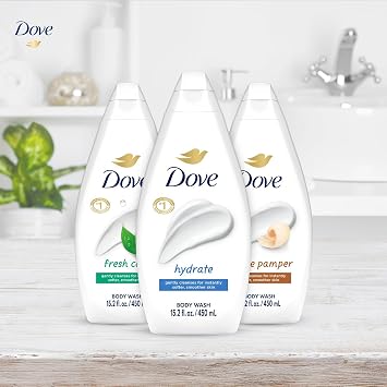 Dove Moisturizing Body Wash Variety 3-Pack, 15.2 Fl Oz Ea