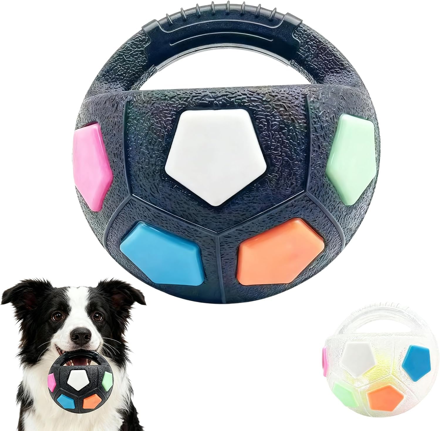 Interactive Calming Dog Toy & Fetch Ball – Durable, Squeaky Kettlebell for Playtime & Anxiety Relief (Black) Interactive Calming Dog Toy & Fetch Ball – Durable, Squeaky Kettlebell for Playtime & Anxiety Relief (Black)
