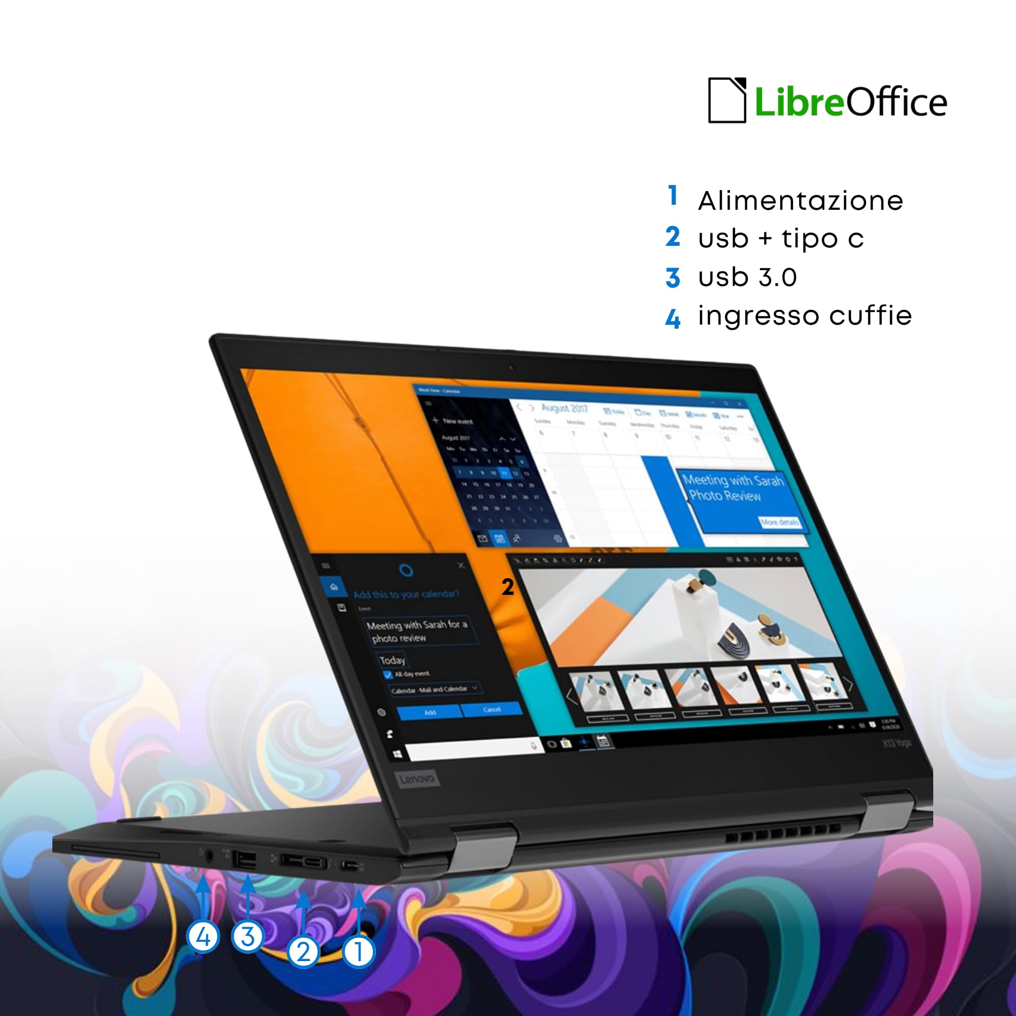 Lenovo ThinkPad X13 Yoga G1 - i5-10210U - 16Go - 256Go (reconditionné)