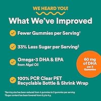 Vista 2 de SmartyPants Gomitas multivitamínicas prenatales - Fórmula mejorada: Omega 3 (DHA/EPA), metilfolato, biotina, vitamina D3, C, vitamina B12, B6