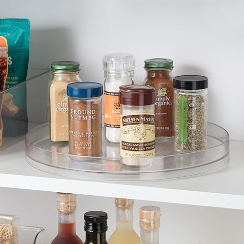 Miniatura 3 de OGGI Organizador Lazy Susan de 11 pulgadas para cocina, despensa, organización y almacenamiento. Ideal como estante giratorio para especias y