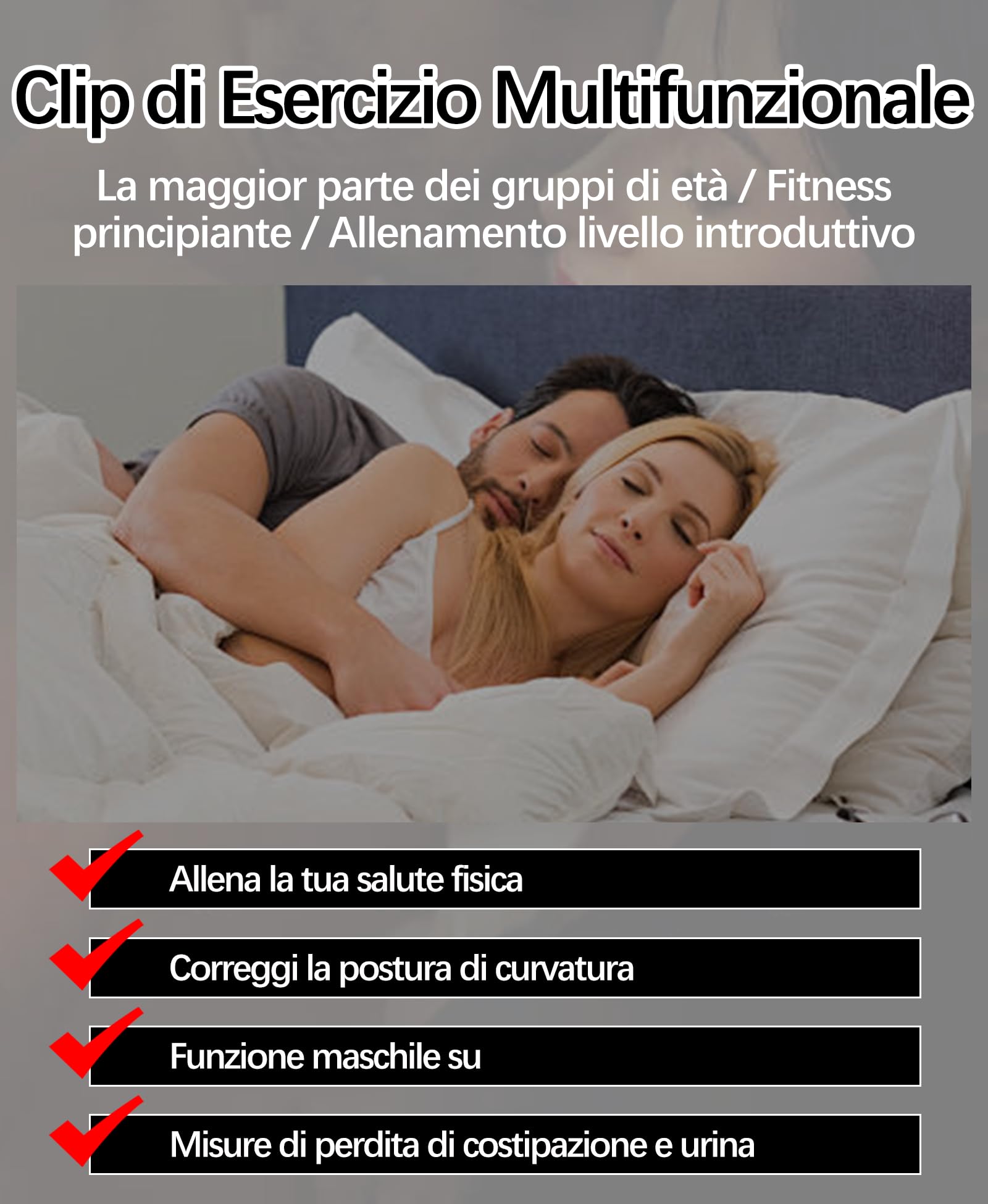 Attrezzo Interno Coscia 35lb Attrezzi Esercizi Pavimento Pelvico Muscoli Palestra in Casa Fitness Attrezzi Casa Pilates Allenamento a Casa per Addominali Glutei Arm Blaster (Noir)