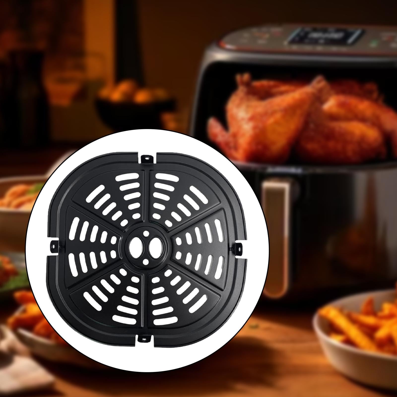 BNF Air Fryer Grill Pan Convenient Cooking Durable Grilling Tray Fry Coating Pan Style C | Home & Garden | Kitchen Dining & Bar | Small Kitchen Appliances | Fryers 4